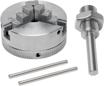 Ritammi Mini Lathe Chuck Set, Electric Drill Chuck, Z011 Extension Three Four Jaw Chuck and Connecting Rod Set, RT-98