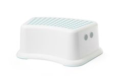 IKEA FÖRSIKTIG Children's Step Stool 13 cm High White/Turquoise