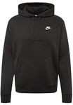 Nike Mens M Nsw Club Hoodie Po Bb Sweatshirt, Black/Black/(White), M EU