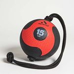 AEROMATS Power Rope Medicine Ball in Red