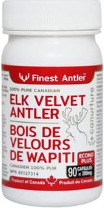 Elk Velvet Antler Capsules, 100% Pure, Made in Canada (90 caps) (1)