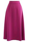 JANAK Floor length 40 inch silk skirt 620 (Magenta)