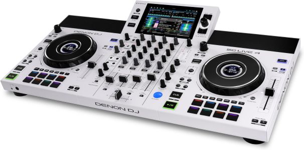 Denon DJ SC LIVE 4 White DJ Controller – 4-Deck Performance