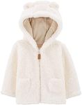 Carter's Unisex Baby Sherpa Jacket (Baby) - Ivory - 6 Months