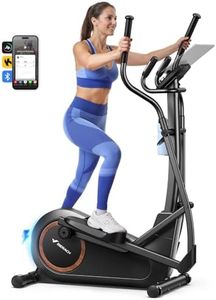 MERACH Elliptical Exercise Machine, Elliptical Machine for Home Self-Powered with <18DB Whisper-Quiet Magnetic Elliptical Training Machines, 16.5 Stride, Automatic Resistance, 330lbs Capacity