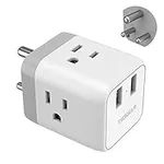 TESSAN India Plug Adapter, 5 in 1 T