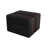 Peloton Yoga Blocks | Set of Two EVA Foam Blocks for Beginner and Advanced Yoga 22.5 x 15 x 10 cm.,Black