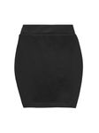 Gum & Berries Girls Mini Skirt Casual Kids Short Fashion Childrens Skirt Black - 13