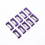 10pcs Easyinsmile IPR Dental Kit Orthodontic Interproximal Enamel Reduction Strips Tooth Polish Abrasive Saw Oral Care Cleaning Tool (Purple)