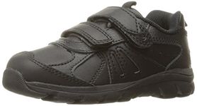 Stride Rite Boys' Cooper 2.0 H&L Sneaker, Black, 10.5 XW US Little Kid