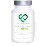 Vitamin D3 K2 and MCT Powder for Superior Absorption | Includes K2VITAL® MK-7 - A Premium Form of K2 | 60 Capsules | 3000iu D3 + 100μg K2 | Love Life Supplements - Premium UK Supplements