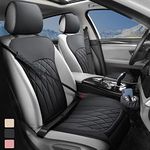 BEITK 2 Pack Leather Front Car Seat