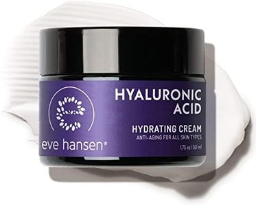 Eve Hansen Hyaluronic Acid Cream for Face | Natural Face Moisturizer, Neck Cream, Anti-Wrinkle Cream | Anti Aging Face Cream for Women, Mens Moisturizer for Face w/Organic Botanical Extracts 1.75oz