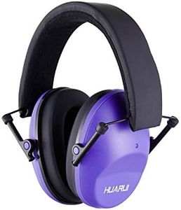 Noise Cancelling Ear Muffs for Shooting Hunting, Adjustable Shooting Ear Muffs,Shooters Ear Protection Safety Ear Muffs, Lightweight Ear Muffs Noise Protection|HUARUI (Purple)