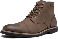 Vostey Men's Dress Boots Cap Toe br