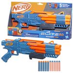 Nerf Elite 2.0 Ranger PD-5 Blaster, 10 Nerf Elite Darts, 5 Barrel Blasting, Pump Action, Foam Dart Blaster for Kids Outdoor Games