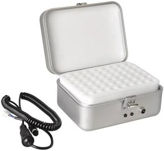 benefitbee 1set Portable Electronic Queen Cell Incubator-Carrier Box - DC 12V 54-Cell Capacity, Precision Temperature Control, Automatic Heating, for Beekeeping Batch Queen Rearing