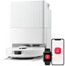 roborock Qrevo S Pro Robot Vacuum and Mop, 18,500Pa Suction, Multifunctional Dock with 167℉ Mop Self-Cleaning, Smart Obstacle Avoidance, Anti-Tangle Brush, Liftable Spinning Mop, White