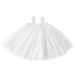 Rysly Baby InfantToddler Tutu Dress Sleeveless Princess Girls Tulle Sundress (B-White, 100)