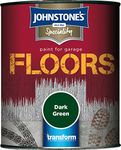 Johnstone's 307942 Garage Floor Paint Dark Green, 750 ml