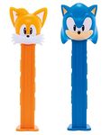 PEZ Sonic Candy Dispenser Set – Sonic The Hedgehog And Tails The Fox - PEZ Dispensers With Extra Pez Candy Refills