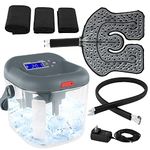 Vive Cold Therapy Machine - Large Ice Cryo Cuff - Flexible Cryotherapy Freeze Kit Fit Knee, Shoulder, Ankle, Cervical, Back, Leg, Hip and ACL - Reusable and Wearable Adjustable (Ice Therapy Machine)