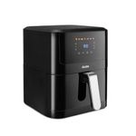 Glen Digital Air Fryer, 6 Litre, Airfryer with 7 Pre-Set Functions, Auto Sleep, Digital Controls, Timer, Temperature Control, 1500W - Black (SA-3042DBL)
