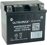 Genuine UltraMax ETZ7S / ETZ7S-BS 12V 6AH 75 CCA Motorbike Motorcycle Battery