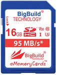 BigBuild Technology 16GB UHS-I U3 95MB/s Memory Card For Panasonic Lumix DMC TZ57, TZ57EB-K, TZ57EF, TZ57EG, TZ57EP K, TZ58, TZ70, TZ70EB-K, TZ71, TZ71EB K Camera