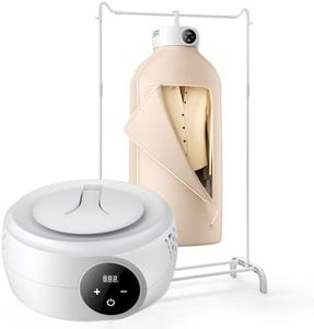 VEVOR Sèche-Linge Électrique Portable 600 W, Séchoir à Linge avec Sac de Séchage, Chauffage PTC et Affichage LED, Pliable avec Minuterie de 5 Heures pour Appartement, Dortoir, Camping-Car ou Hôtel