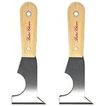 Bates- Paint Scraper, Taping knife, Pack of 2 Putty Knife Scraper, Scraper, 5 in 1 tools, Spackle Knife, Caulk Removal Tool, Painters Tool, Paint Can Opener, Paint Remover for Wood, Wallpaper Scraper