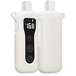 kwmobile Case Compatible with BOUSNIC Shock Collar (650A) - GPS Handset Navigation System Soft Silicone Skin Protective Cover - White