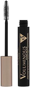 L’Oréal Paris Voluminous 5x máscara de pestañas - Máscaras de pestañas (Negro, Voluminizadora, Mujeres, Intenso, 16 mm, 16 mm)