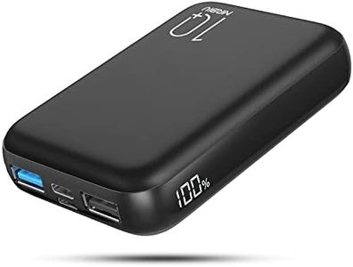 MRBIU 5v 2a Heated Vest Battery Pack,Micro Power Bank 10000mah for Heated Jacket,Dual USB LCD Display Portable Charger,External Battery for iPhone, Android etc.