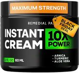 REMEDIAL PAX Instant Hеmp Cream – Soothes Discomfort in Muscles Joints Nerves Back Neck Knees Shoulders Hips– Maximum Joint Support – MSM Turmeric and Arnica – All-Natural Formula