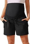 Maternity Cargo Shorts for Women Su