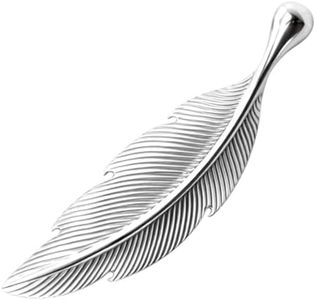 Nebulúr Feather 304 Stainless Steel Gua Sha & Facial Cleansing Tool, 75 g — Non-Porous Cool-Touch Face Massager with Eye-Safe Curved Tip, Micro-Buffing Ridges, Gift-Ready Box