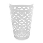 Starplast Tall Flex Laundry Basket (17.75" x 17.25" x 26", White)