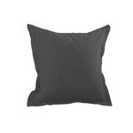 LOVELY CASA t14820010 Alicia Pillowcase Cotton Pillowcase 65 x 65 cm charcoal