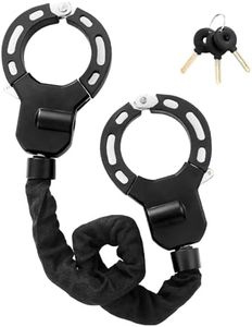 VenxyKod Bike Lock, Anti Theft Scooter Lock with 3 Keys, Heavy Duty Bike Chain Lock, Weatherproof 35.45Inch Chain Bicycle Locks for E-Scooters, Lock for Bicycle, Motorcycle