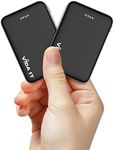 Vida IT 2-Pack Mini Power Bank 5V 2A USB Battery Pack for Heated Vest Jacket Gilet Small Portable Charger for iPhone 7 8 11 Samsung Galaxy S7 S8 S9 Google Pixel Android Mobile Phone 5000mAh Powerbank