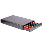 Coffeeza Coffee Capsule Storage Drawer - Sliding Tray- Holds 50 Coffee Pods - Compatible with Nespresso Pods