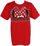 Disney Adults "Grandma" Fan Tee Red 2X-Large