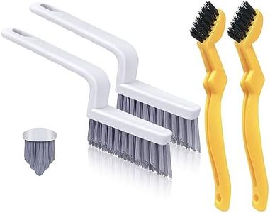 WENSTIER 4 Stück Fugenbürste, Fugenbürste Bad Fliesen, Fugenreiniger Bürste, Fugenbürsten, Fugen Bürste