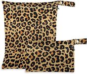 visesunny Leopard Grain 2Pcs Wet Ba