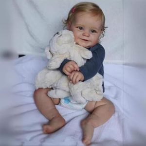 Lifelike Reborn Baby Dolls Girl 20 Inch Vinyl Washable Realistic Newborn Baby Dolls with Clothes and Toy Accessories for Kids Age 3+