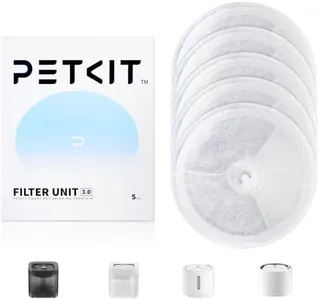 PETKIT Upgraded Filter Units 3.0 for PETKIT Pet Water Fountains Eversweet 2S/3/3 Pro,Eversweet Solo/Solo2/Solo SE & CYBERTAIL, Replacement Filters (5 pcs)