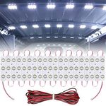 Topcloud 60 LEDs 12V Van Interior Light Car LED Ceiling Lights Kit, Super Bright Lighting Dome Lamp for Van RV Truck Auto Vehicle Boats Caravans Trailers Lorries Cargo Transit Bus LWB VW