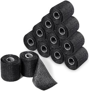 TrelaCo 10 Pcs Cast Tape Fiberglass Casting Tape, 2" x 4 Yd, Black