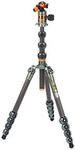 3 Legged Thing Legends Bucky Kit Carbon Fibre Tripod - Travel-Friendly, Adjustable Camera Tripod with 3 Detachable Legs & Multiple Mounting Points (BUCKYKITGREY)